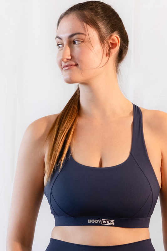 Contour Criss Cross Top (Midnight Blue)