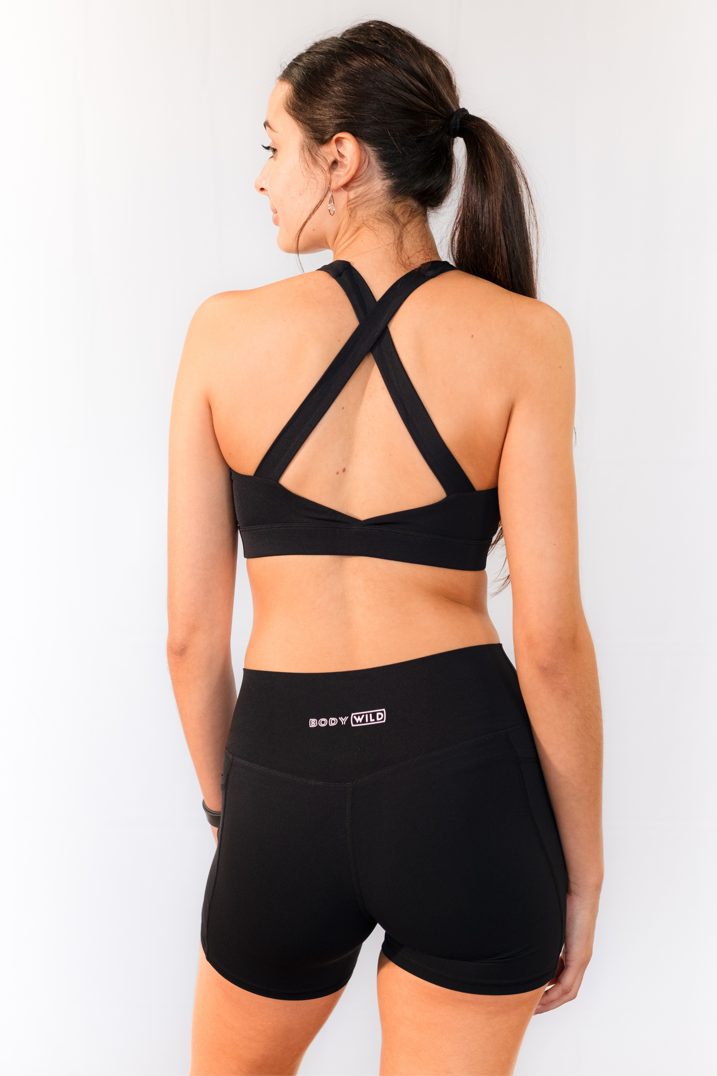 Contour Criss Cross Top (Black)